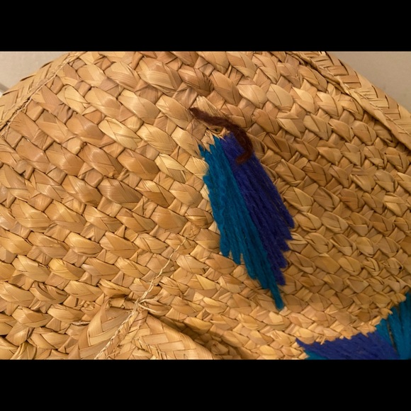 Large Wicker Rattan Vintage Tote Bag - Picture 3 of 10